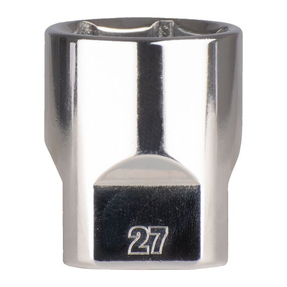 Головка Milwaukee ½˝ DRIVE SOCKET METRIC STANDARD-27 MM - 4932480025, Модель: ½˝ DRIVE SOCKET METRIC STANDARD-27 MM, внеший вид