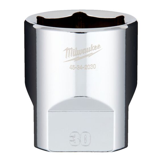 Головка Milwaukee ½˝ DRIVE SOCKET METRIC STANDARD-30 MM - 4932480027, Модель: ½˝ DRIVE SOCKET METRIC STANDARD-30 MM, внеший вид