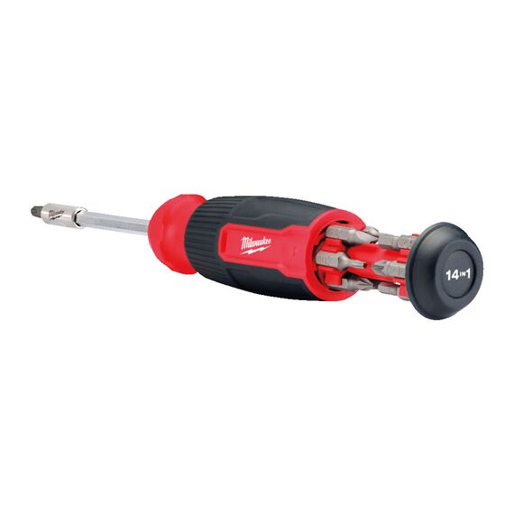 Универсальная отвертка Milwaukee 14 IN 1 MULTI-BIT SCREWDRIVER - 4932492806, Модель: 14 IN 1 MULTI-BIT SCREWDRIVER, фото, изображение 3 Универсальная отвертка Milwaukee 14 IN 1 MULTI-BIT SCREWDRIVER - 4932492806, Модель: 14 IN 1 MULTI-BIT SCREWDRIVER, внеший вид, изображение 3