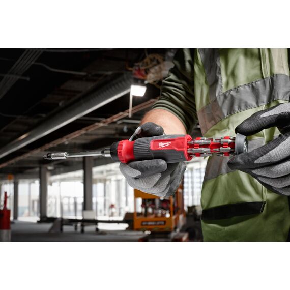 Универсальная отвертка с трещоткой Milwaukee 27 IN 1 RATCHET MULTI-BIT SCREWDRIVER - 4932480583, Модель: 27 IN 1 RATCHET MULTI-BIT SCREWDRIVER, внеший вид, изображение 8