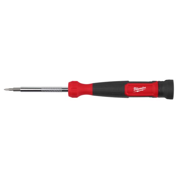 Отвертка для точной механики Milwaukee 4 IN 1 PRECISION MULTI-BIT SCREWDRIVER - 4932480584, Модель: 4 IN 1 PRECISION MULTI-BIT SCREWDRIVER, внеший вид