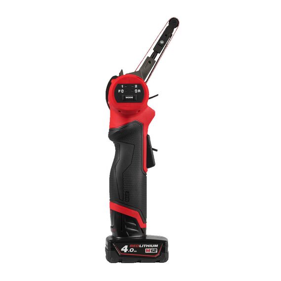 Ленточная шлифовальная машина Milwaukee M12 FBFL10-402B - 4933480959, Модель: M12 FBFL10-402B, внеший вид, изображение 2