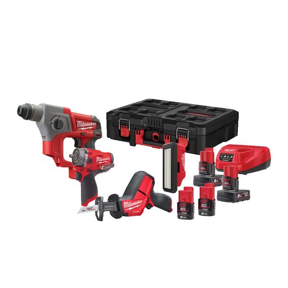 Набор инструмента Milwaukee M12 FPP4C-624P - 4933492515, внеший вид