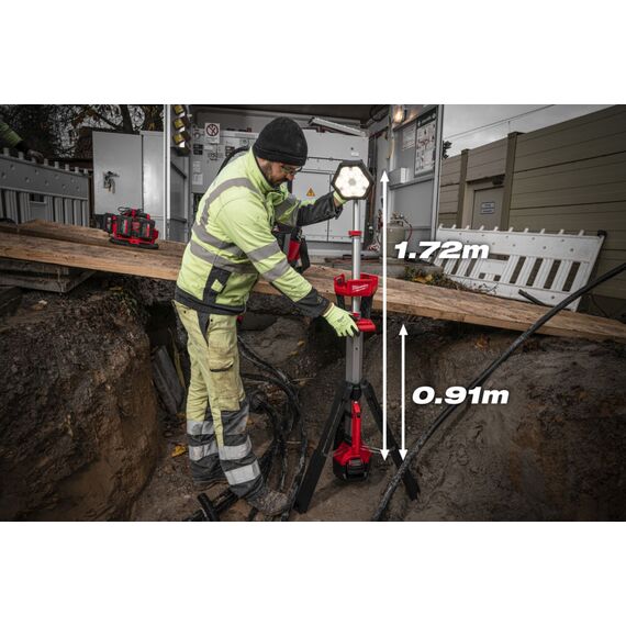 Мачта освещения Milwaukee M18 SAL2-502B - 4933492903, Модель: M18 SAL2-502B, внеший вид, изображение 6