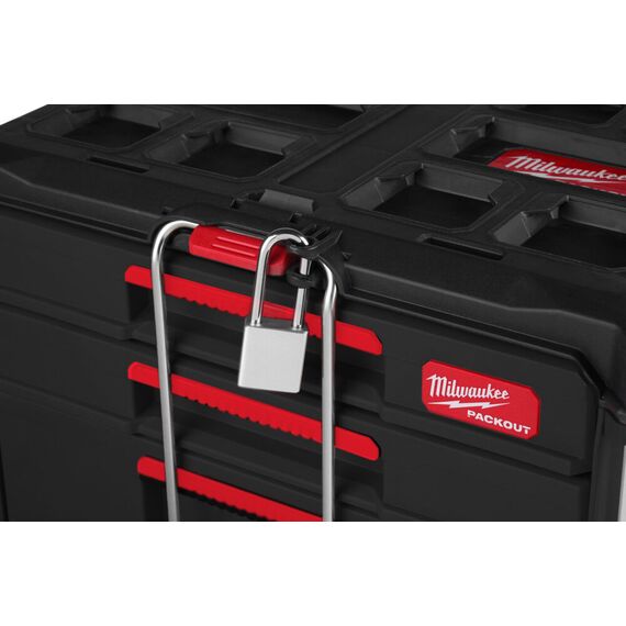 Кейс с выдвижными ящиками Milwaukee PACKOUT 2+1 DRAWER TOOL BOX - 4932493190, Модель: PACKOUT 2+1 DRAWER TOOL BOX, внеший вид, изображение 7