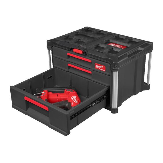 Кейс с выдвижными ящиками Milwaukee PACKOUT 2+1 DRAWER TOOL BOX - 4932493190, Модель: PACKOUT 2+1 DRAWER TOOL BOX, внеший вид, изображение 5