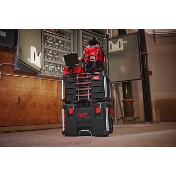 Кейс с выдвижными ящиками Milwaukee PACKOUT 4 DRAWER TOOL BOX - 4932493189, Модель: PACKOUT 4 DRAWER TOOL BOX, внеший вид, изображение 10