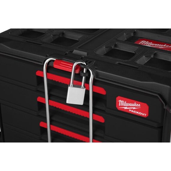 Кейс с выдвижными ящиками Milwaukee PACKOUT 4 DRAWER TOOL BOX - 4932493189, Модель: PACKOUT 4 DRAWER TOOL BOX, внеший вид, изображение 6