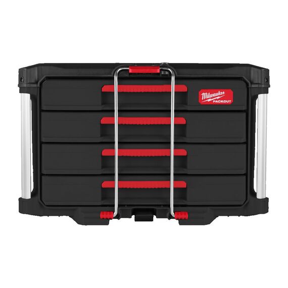 Кейс с выдвижными ящиками Milwaukee PACKOUT 4 DRAWER TOOL BOX - 4932493189, Модель: PACKOUT 4 DRAWER TOOL BOX, внеший вид