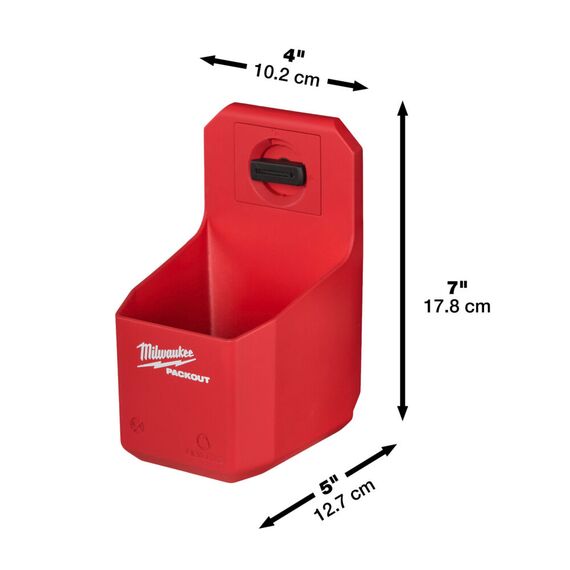 Подстаканник Milwaukee PACKOUT CUP HOLDER - 4932480706, Модель: PACKOUT CUP HOLDER, внеший вид, изображение 4