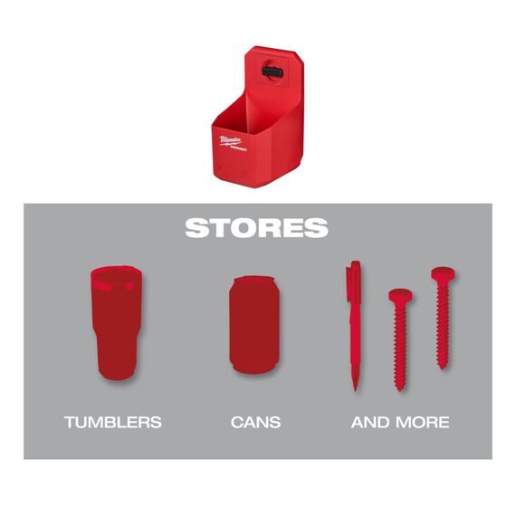 Подстаканник Milwaukee PACKOUT CUP HOLDER - 4932480706, Модель: PACKOUT CUP HOLDER, внеший вид, изображение 5