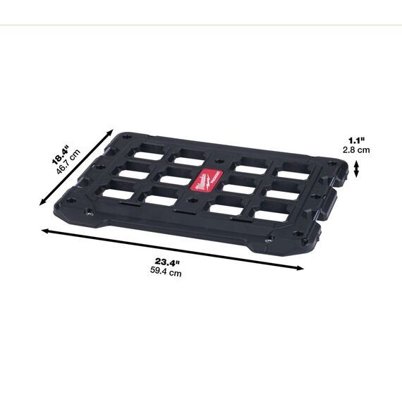 Платформа для крепления к поверхности Milwaukee PACKOUT™ MOUNTING PLAT - 4932471638, Модель: PACKOUT™ MOUNTING PLAT, внеший вид, изображение 6