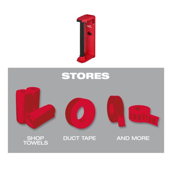 Держатель бумажных полотенец Milwaukee PACKOUT PAPER TOWEL HOLDER - 4932480707, Модель: PACKOUT PAPER TOWEL HOLDER, внеший вид, изображение 5