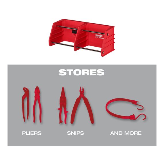Держатель плоскогубцев Milwaukee PACKOUT PLIERS RACK - 4932480710, Модель: PACKOUT PLIERS RACK, внеший вид, изображение 5