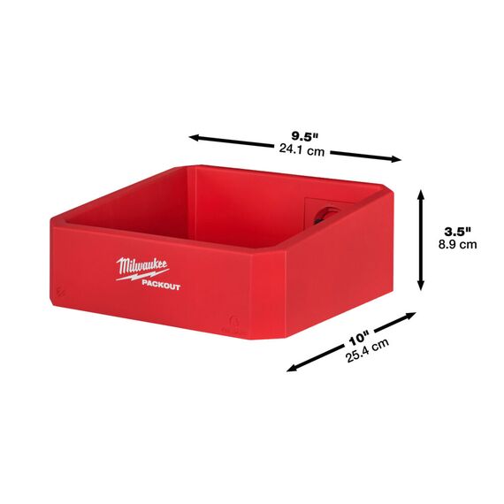 Малая полка Milwaukee PACKOUT SMALL SHELF - 4932480713, Модель: PACKOUT SMALL SHELF, внеший вид, изображение 4