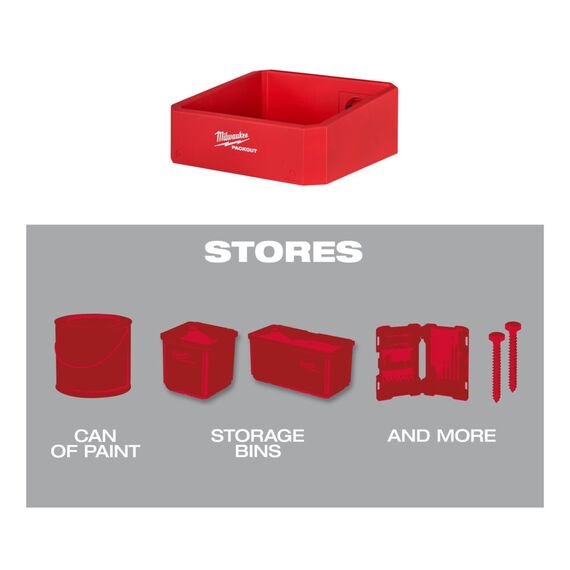 Малая полка Milwaukee PACKOUT SMALL SHELF - 4932480713, Модель: PACKOUT SMALL SHELF, внеший вид, изображение 5