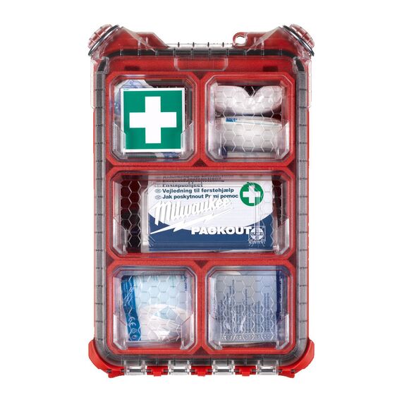 Аптечка Milwaukee Packout First Aid Kit BS 8599 - 4932479638, Модель: Packout First Aid Kit BS 8599, внеший вид, изображение 2