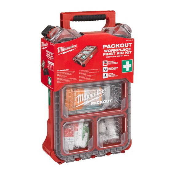 Аптечка Milwaukee Packout First Aid Kit BS 8599 - 4932479638, Модель: Packout First Aid Kit BS 8599, внеший вид, изображение 4