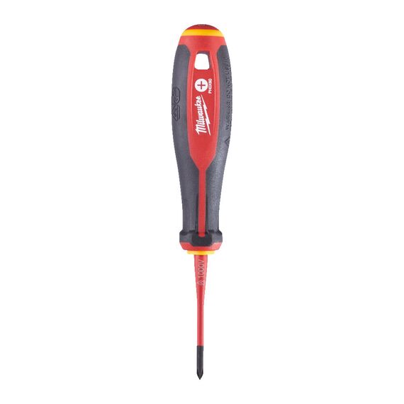 Трехгранная отвертка, изолированная Milwaukee TRI-LOBE VDE SCREWDRIVER PH0 X60 - 4932478720, Тип отвертки: PH 0, Модель: TRI-LOBE VDE SCREWDRIVER PH0 X60, Длина (мм): 60, внеший вид