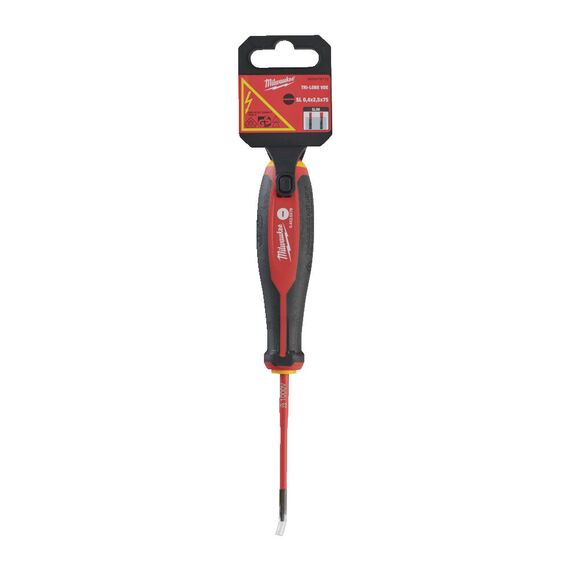 Трехгранная отвертка, изолированная Milwaukee TRI-LOBE VDE SCREWDRIVER PH0 X60 - 4932478720, Тип отвертки: PH 0, Модель: TRI-LOBE VDE SCREWDRIVER PH0 X60, внеший вид, изображение 2