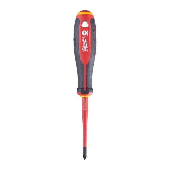Трехгранная отвертка, изолированная Milwaukee TRI-LOBE VDE SCREWDRIVER PH1 X80 - 4932478721, Тип отвертки: PH 1, Модель: TRI-LOBE VDE SCREWDRIVER PH1 X80, Длина (мм): 80, внеший вид