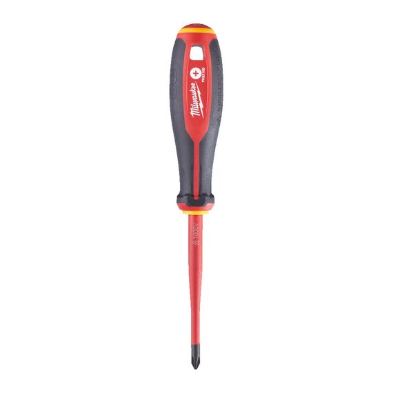 Трехгранная отвертка, изолированная Milwaukee TRI-LOBE VDE SCREWDRIVER PH2 X100 - 4932478722, Тип отвертки: PH 2, Модель: TRI-LOBE VDE SCREWDRIVER PH2 X100, Длина (мм): 100, внеший вид