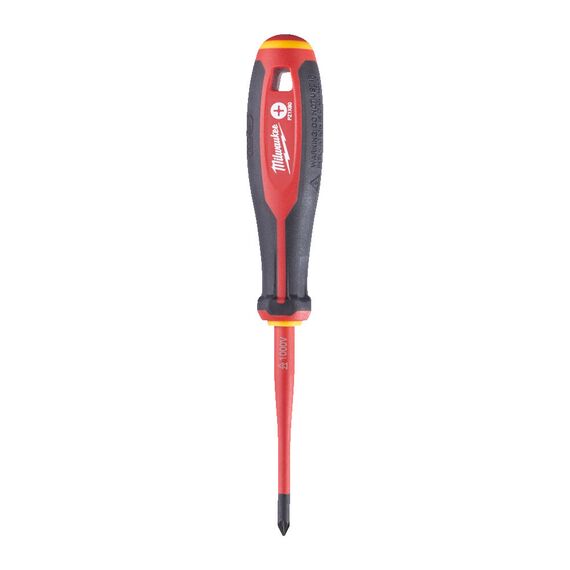 Трехгранная отвертка, изолированная Milwaukee TRI-LOBE VDE SCREWDRIVER PZ1 X80 - 4932478725, Тип отвертки: PZ 1, Модель: TRI-LOBE VDE SCREWDRIVER PZ1 X80, Длина (мм): 80, внеший вид
