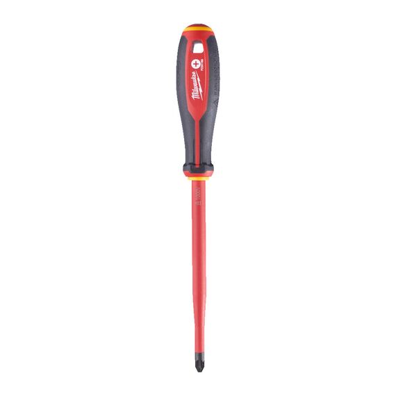 Трехгранная отвертка, изолированная Milwaukee TRI-LOBE VDE SCREWDRIVER PZ3 X150 - 4932478727, Тип отвертки: PZ 3, Модель: TRI-LOBE VDE SCREWDRIVER PZ3 X150, Длина (мм): 150, внеший вид