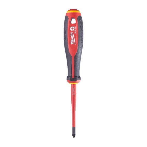 Трехгранная отвертка, изолированная Milwaukee TRI-LOBE VDE SCREWDRIVER PZ⁄SL1 X80 - 4932478735, Тип отвертки: PZ / SL 1, Модель: TRI-LOBE VDE SCREWDRIVER PZ⁄SL1 X80, Длина (мм): 80, внеший вид