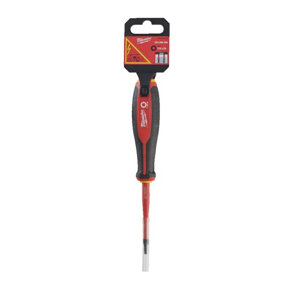 Трехгранная отвертка, изолированная Milwaukee TRI-LOBE VDE SCREWDRIVER T15 X75 - 4932478729, Тип отвертки: TX 15, Модель: TRI-LOBE VDE SCREWDRIVER T15 X75, Длина (мм): 75, фото, изображение 2 Трехгранная отвертка, изолированная Milwaukee TRI-LOBE VDE SCREWDRIVER T15 X75 - 4932478729, Тип отвертки: TX 15, Модель: TRI-LOBE VDE SCREWDRIVER T15 X75, Длина (мм): 75, внеший вид, изображение 2