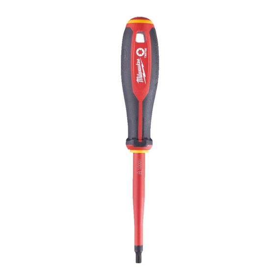 Трехгранная отвертка, изолированная Milwaukee TRI-LOBE VDE SCREWDRIVER T30 X100 - 4932478732, Тип отвертки: TX 30, Модель: TRI-LOBE VDE SCREWDRIVER T30 X100, Длина (мм): 100, внеший вид