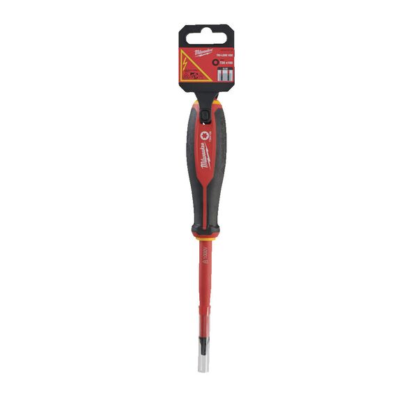 Трехгранная отвертка, изолированная Milwaukee TRI-LOBE VDE SCREWDRIVER T30 X100 - 4932478732, Тип отвертки: TX 30, Модель: TRI-LOBE VDE SCREWDRIVER T30 X100, Длина (мм): 100, фото, изображение 2 Трехгранная отвертка, изолированная Milwaukee TRI-LOBE VDE SCREWDRIVER T30 X100 - 4932478732, Тип отвертки: TX 30, Модель: TRI-LOBE VDE SCREWDRIVER T30 X100, Длина (мм): 100, внеший вид, изображение 2