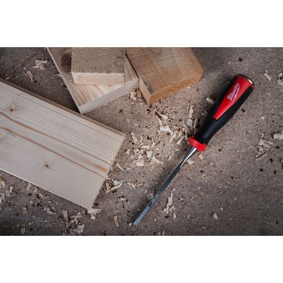 Стамеска плоская Milwaukee ¼˝ BEVELED EDGE CHISEL - 4932479892, Модель: ¼˝ BEVELED EDGE CHISEL, внеший вид, изображение 6