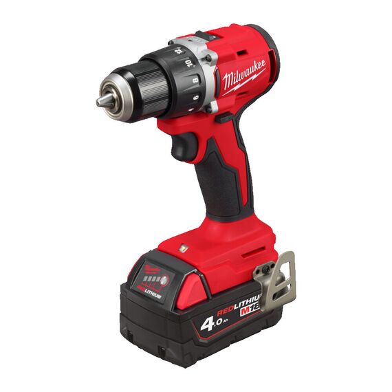 Аккумуляторная дрель-шуруповерт Milwaukee M18 BLDDRC-402C - 4933492834, Модель: M18 BLDDRC-402C, фото, изображение 2 Аккумуляторная дрель-шуруповерт Milwaukee M18 BLDDRC-402C - 4933492834, Модель: M18 BLDDRC-402C, внеший вид, изображение 2