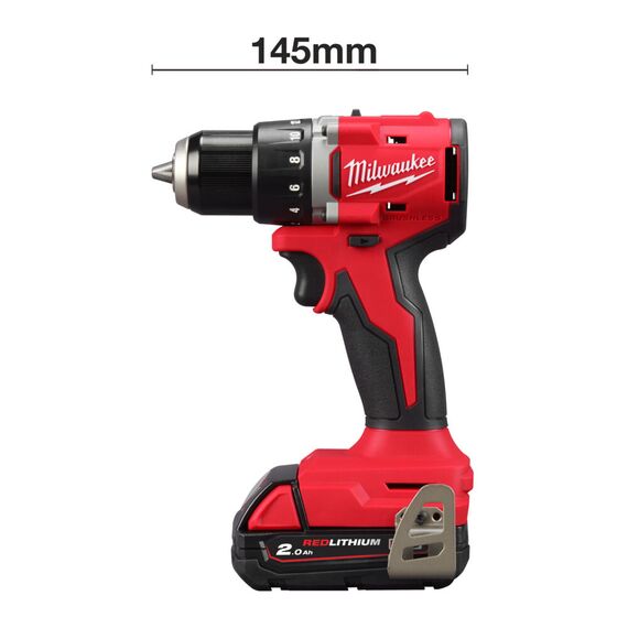 Аккумуляторная дрель-шуруповерт Milwaukee M18 BLDDRC-202C - 4933492833, Модель: M18 BLDDRC-202C, внеший вид, изображение 3