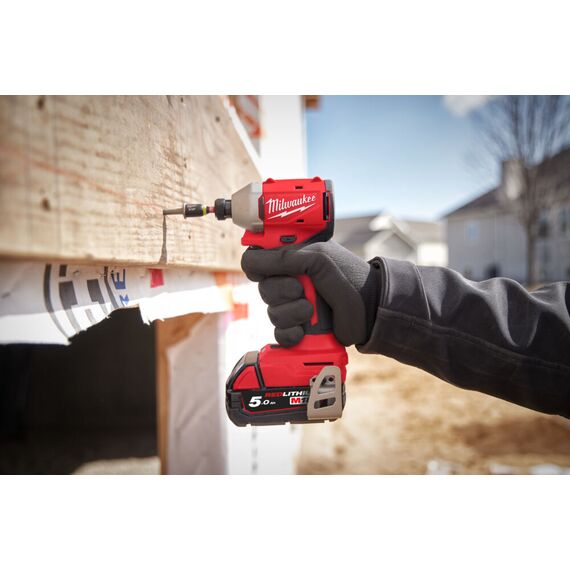 Аккумуляторный импульсный винтоверт Milwaukee M18 BLIDR-502X - 4933492843, Модель: M18 BLIDR-502X, фото, изображение 11 Аккумуляторный импульсный винтоверт Milwaukee M18 BLIDR-502X - 4933492843, Модель: M18 BLIDR-502X, внеший вид, изображение 11