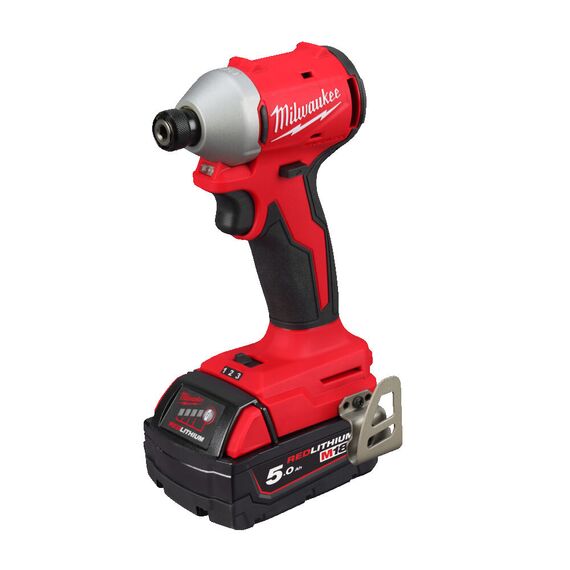 Аккумуляторный импульсный винтоверт Milwaukee M18 BLIDR-502X - 4933492843, Модель: M18 BLIDR-502X, фото, изображение 2 Аккумуляторный импульсный винтоверт Milwaukee M18 BLIDR-502X - 4933492843, Модель: M18 BLIDR-502X, внеший вид, изображение 2