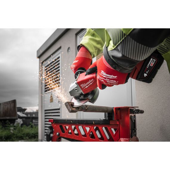 Аккумуляторная углошлифовальная машина Milwaukee M18 BLSAG125X-402X - 4933492644, Модель: M18 BLSAG125X-402X, внеший вид, изображение 15