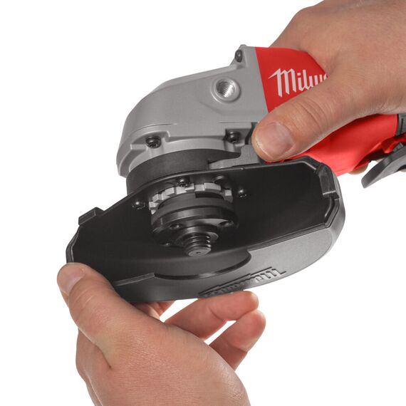 Аккумуляторная углошлифовальная машина Milwaukee M18 BLSAG125XPD-402X - 4933492646, Модель: M18 BLSAG125XPD-402X, внеший вид, изображение 7