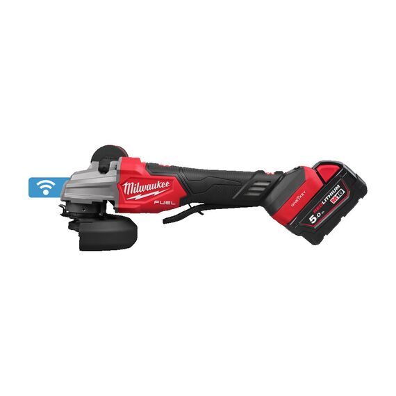 Аккумуляторная углошлифовальная машина Milwaukee M18 FSAGSVO125X-502X - 4933493553, Модель: M18 FSAGSVO125X-502X, внеший вид