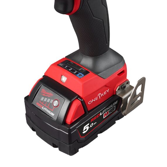 Аккумуляторная дрель-шуруповерт Milwaukee M18 ONEDD3-502X - 4933492802, Модель: M18 ONEDD3-502X, внеший вид, изображение 4