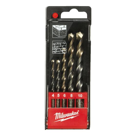 Сверла по бетону Milwaukee CDB 5 PC SET 1 - 4932480157, Модель: CDB 5 PC SET 1, внеший вид, изображение 2