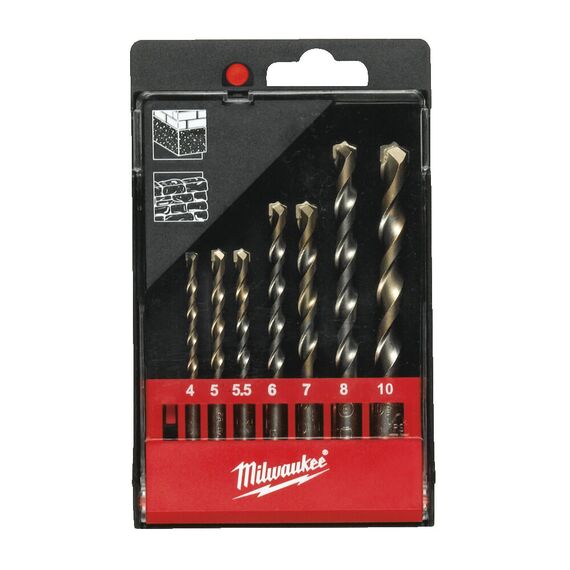 Сверла по бетону Milwaukee CDB 8 PC SET 2 - 4932480158, Модель: CDB 8 PC SET 2, внеший вид