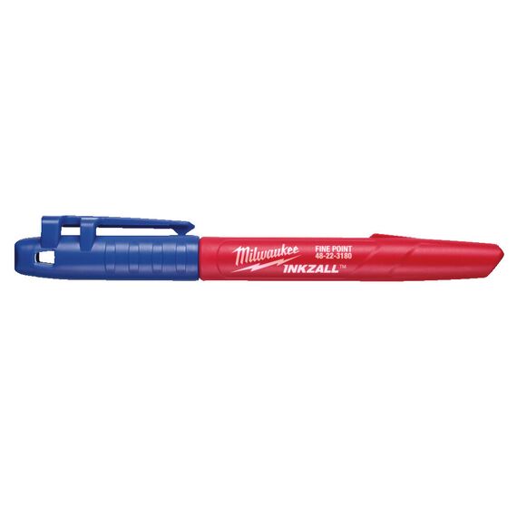 Маркер Milwaukee INKZALL MARKER BLUE - 4932492126, Модель: INKZALL MARKER BLUE, внеший вид