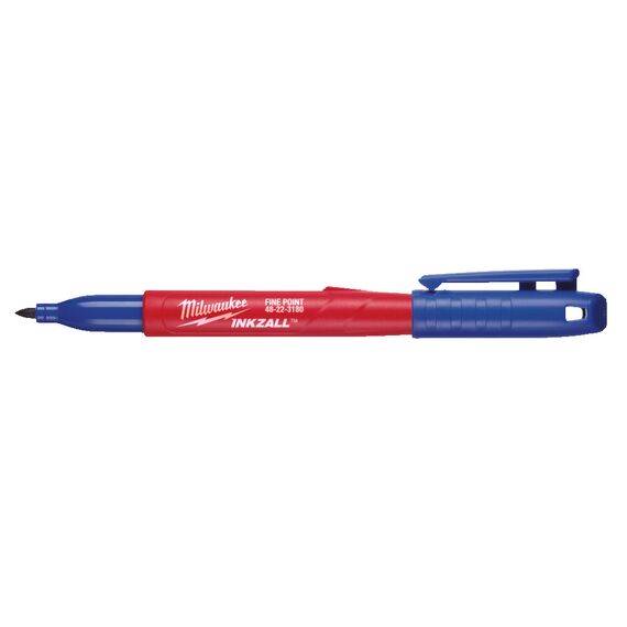 Маркер Milwaukee INKZALL MARKER BLUE - 4932492126, Модель: INKZALL MARKER BLUE, внеший вид, изображение 2