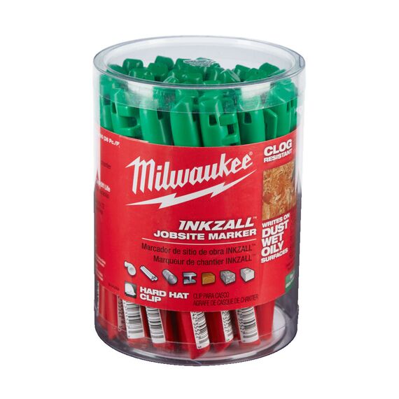 Маркер Milwaukee INKZALL MARKER GREEN - 4932492127, Модель: INKZALL MARKER GREEN, внеший вид, изображение 4
