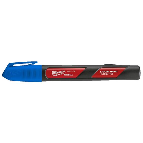 Маркер с жидкой краской Milwaukee INKZALL™ LIQUID PAINT MARKER BLUE синий - 1 шт - 4932492144, Модель: INKZALL™ LIQUID PAINT MARKER BLUE, внеший вид