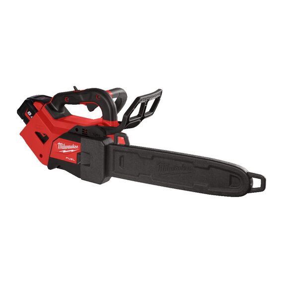 Аккумуляторная цепная пила с верхней рукояткой 35 см Milwaukee M18 FTHCHS35-802 - 4933479589, Модель: M18 FTHCHS35-802, фото, изображение 4 Аккумуляторная цепная пила с верхней рукояткой 35 см Milwaukee M18 FTHCHS35-802 - 4933479589, Модель: M18 FTHCHS35-802, внеший вид, изображение 4