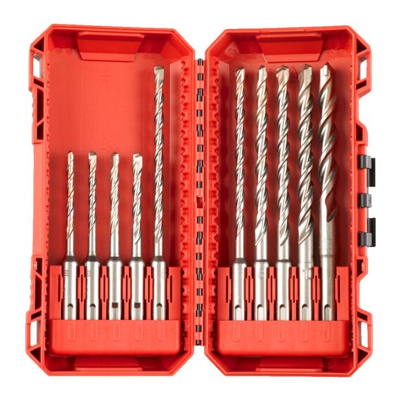 Набор буров Milwaukee SDS+ M2 Set 2-10pc - 4932492117, Модель: SDS+ M2 Set 2-10pc, внеший вид