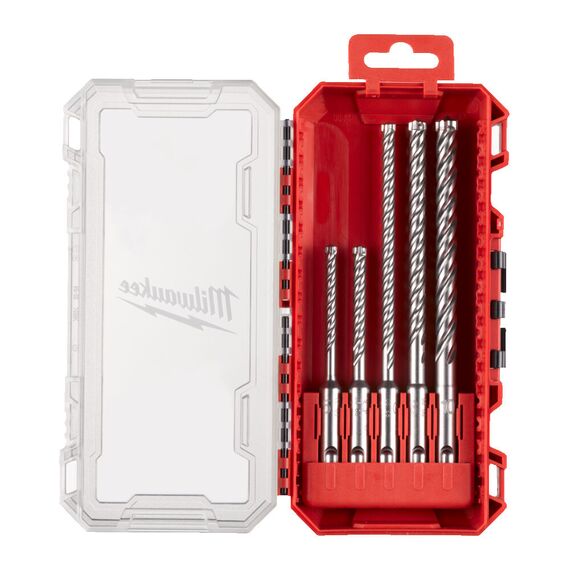 Набор буров Milwaukee SDS+ MX4 Set 1-5pc - 4932498297, Модель: SDS+ MX4 Set 1-5pc, Длина (мм): 115, внеший вид
